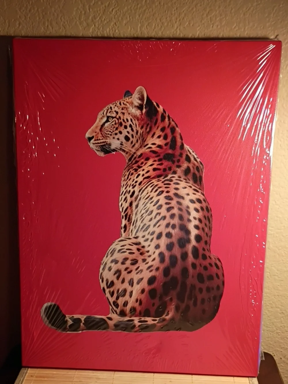 Tmvosn Red Leopard Canvas Wall Art - 12